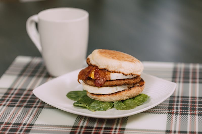 The Rio Club sandwich stacked high with turkey and bacon